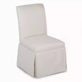 Cream Skirted Dining Chair with Castors