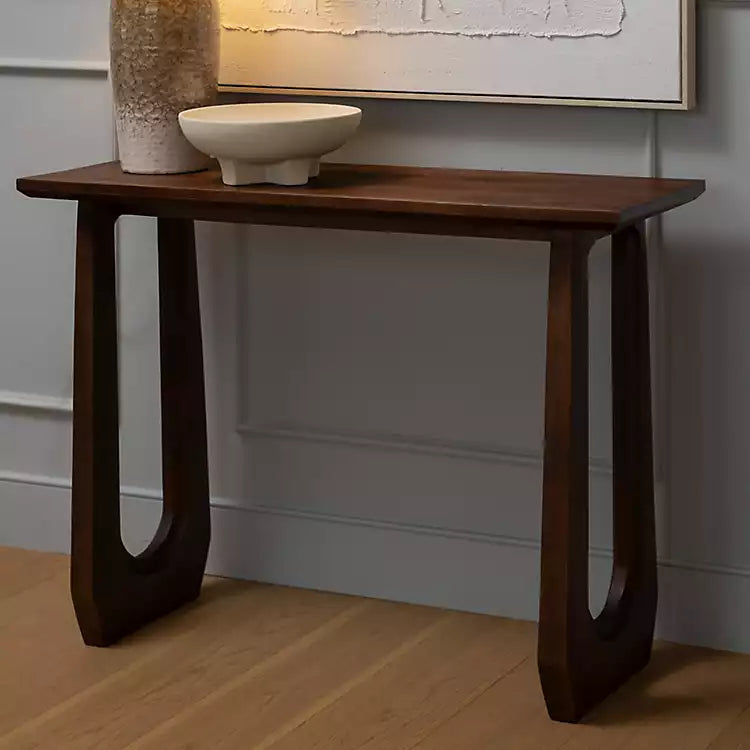 New! Walnut Wood Robert Console Table