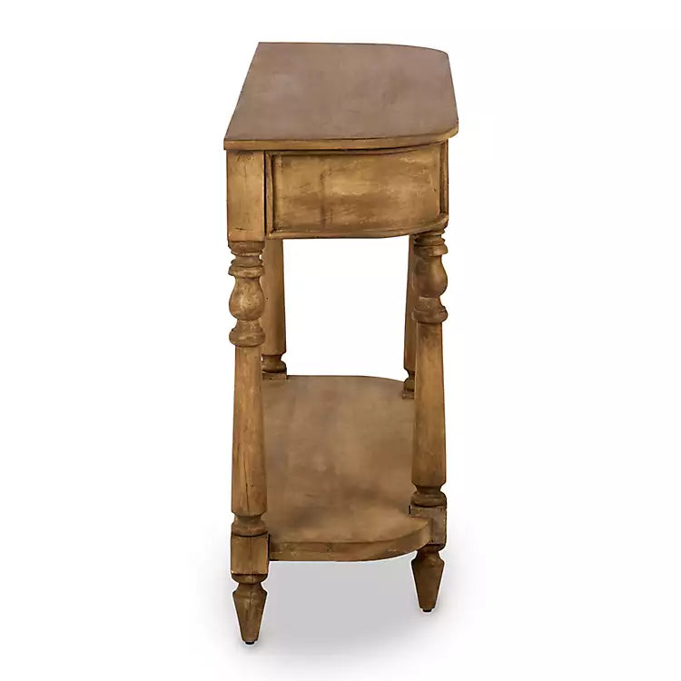 New! Brown Wood Vera Console Table